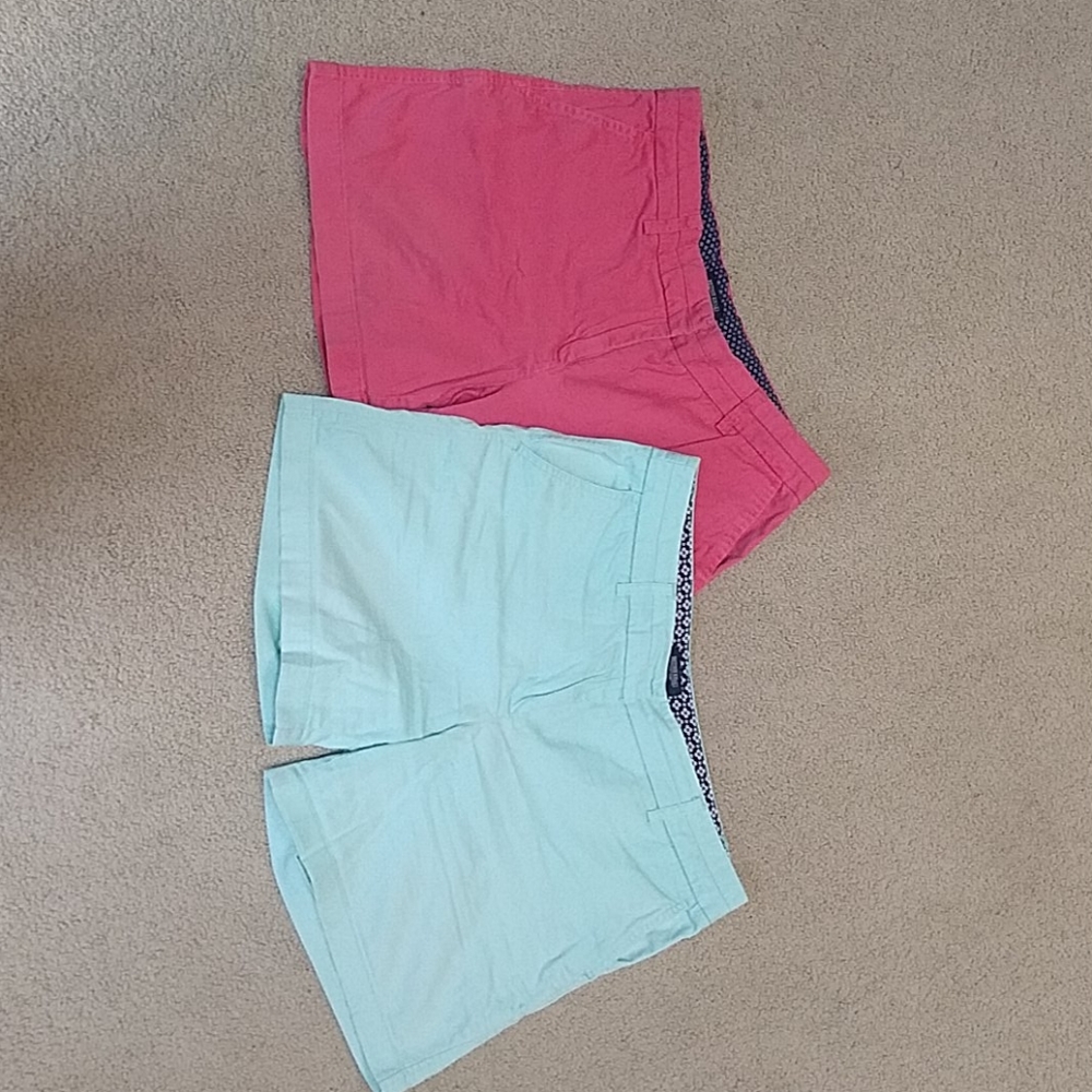 Two pair British Khaki shorts